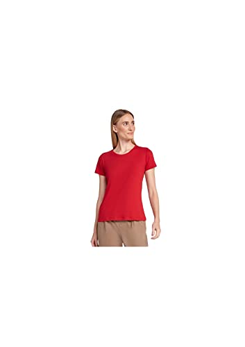 Blusa Básica Feminina Manga Curta - Vermelho G