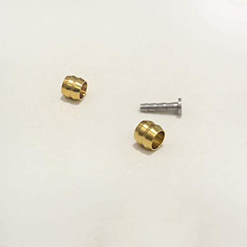 Wdhhnp 10Pcs Bicycle Brake Olive And Brass Connecting Insert Kit For Shimano Bh59 Bh90 Bike Hydraulic Disc Brake Hose #TOP5