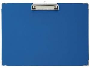 （まとめ）TANOSEE 用箋挟 B4ヨコ ブルー 1枚【&times;20セット】