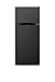 Summit Appliance FF1161KS ENERGY STAR Qualified ADA Compliant 24" Wide 10.3 Cu.Ft. Top Mount Refrigerator-Freezer in Black Stainless Steel Door and Black Cabinet with Frost-Free Operation
