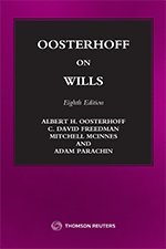 Paperback Oosterhoff On Wills And Succession Ed: 8 Book