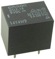 Omron Electronic Components Relay, Spdt, 250Vac, 30Vdc, 10A - G5LE-14 DC9