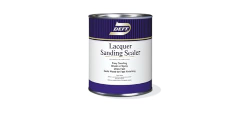 DEFT/PPG ARCHITECTURAL FIN DFT015/04 1 qt Deft DFT015 Clear Lacquer Sanding Nitrocellulose Interior Wood Sealer, No Size, No Color