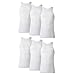 Hanes Men's 6-Pack FreshIQ ComfortSoft Tanks, White, X-Large