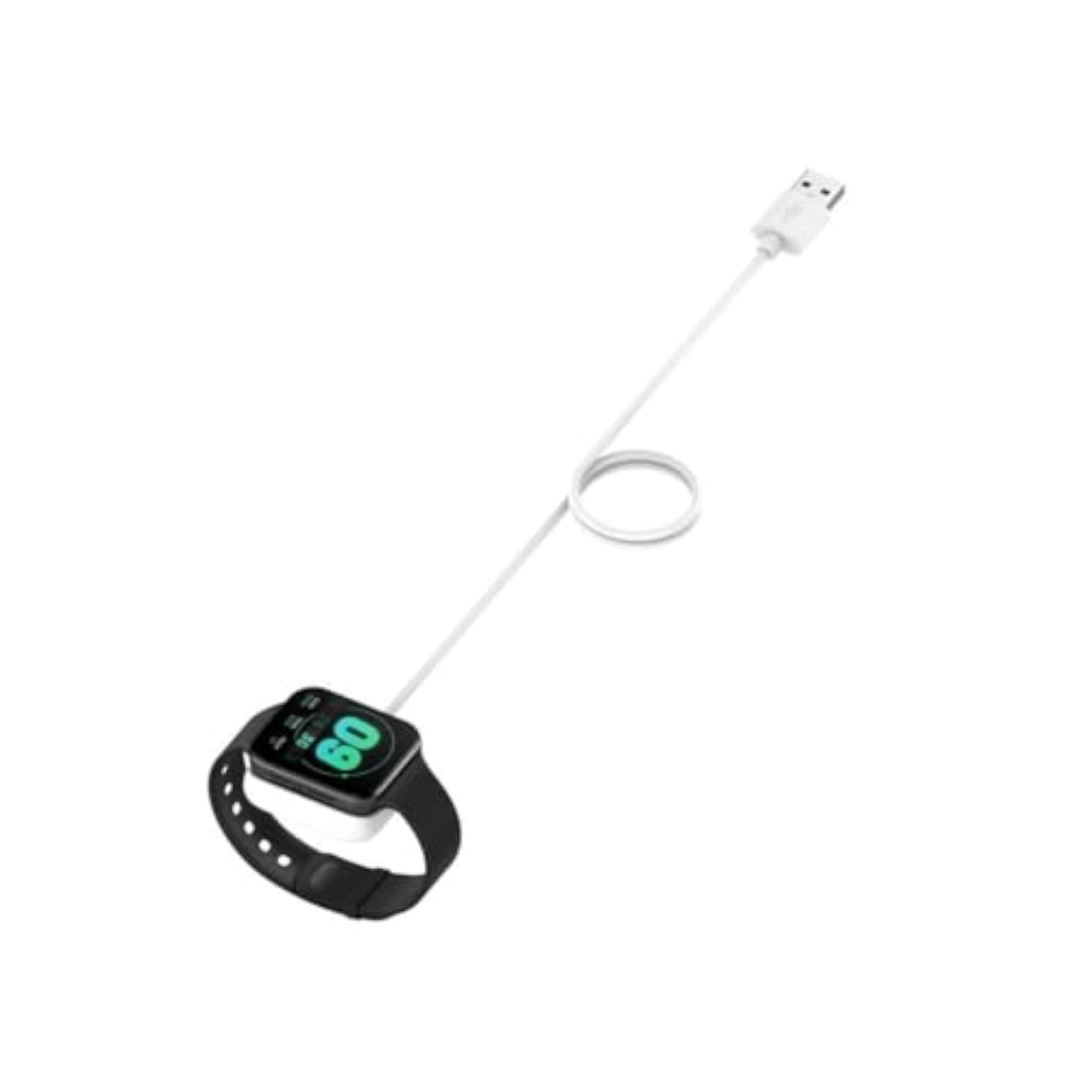 1M USB Charger Cradle Dock for Oppo Watch1, White