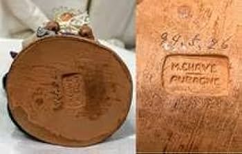 Amazon | フランス santons/サントン人形/土人形 秤持つ老婦人