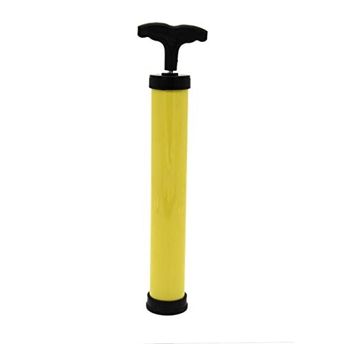 Shenykan Tama?o Compacto Bolsa de vacío Manual Ahorro de Espacio Sello de Ahorro Bomba de Bolsa de Almacenamiento comprimido Bomba de vacío de Aire compacta de Mano-Negro y Amarillo