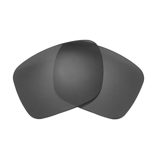 Caulo Lentes de reposição polarizadas compatíveis com óculos de sol Oakley Holbrook XL OO9417 com armação de vidro (preto furtivo - 1 par)