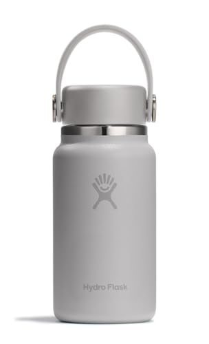 Hydro Flask Micro Bottle - Leak Proof Purse or Pocket Flask - Insulated Mini Water Bottle 6.7 Oz Birch