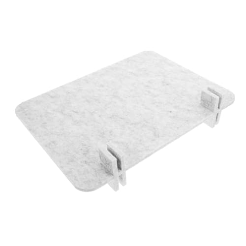 Tofficu Deflector De Escritorio Mampara De Fieltro Separador De Escritorio para Estudiantes Reduccion De Ruido Insonorizacion para Mesa De Aula Panel Divisor De Privacidad