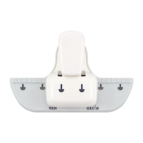 Bira Craft Mushroom Disc Bound Hole Punch 4 Sheet Capacity Nano/Mini/Classic/Big Performance Guaranteed (Mushroom Hole)