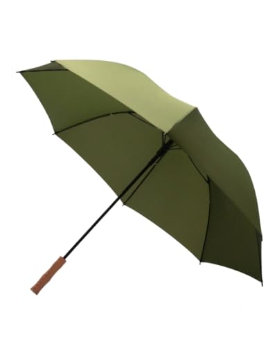 Image of Pangolin The Concierge Premium Windproof Big Umbrella for Men and Women, Portable, Automatic, Waterproof, Golf Size with Monsoon, Rain, and Sun UV Protection, Vegan Leather Grip