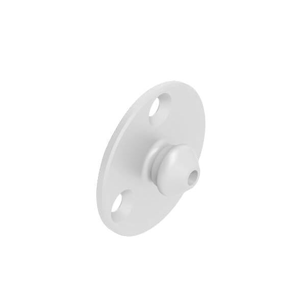 Clip maschio per fissaggio di pannelli su piastra di cartongesso 13 mm Low Profile - da avvitare - carico 10 kg