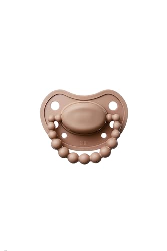 LUU - Tetinas 3-6 Meses - Tetina de Silicona Médica, Favorece el Correcto Desarrollo de la Cavidad Bucal y de los Dientes, Apta para la Lactancia Materna, Sin BPA - Milk Hazelnut
