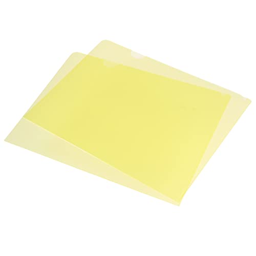 Papier document veste manchon A4 PATIKIL : lot de dossiers plastique transparent rouge jaune