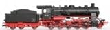  Rivarossi HR 2817 Dampflokomotive mit Schlepptender Baureihe 58 der DB. Kessel und Tenderaufbau aus Metall.