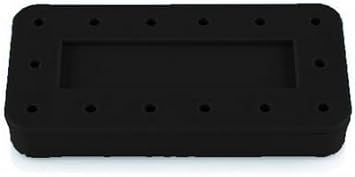 Dental Bur Block Holder Autoclavable Magnetic 14/Pcs Burs Capacity for Dental Burs Organizer Case Black