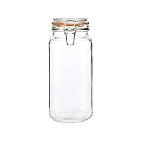 Genware nev-tj-2 Glas Terrine Jar, 2 l Cover