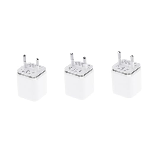 Carga segura con el cargador USB doble de pared Gadpiparty y tres adaptadores rápidos