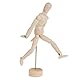 Gliederpuppe aus Holz, 5,5-Zoll Mannequin, Zeichenpuppe Flexibles Mini-Skizzenzeichnen, Bewegliche Modelle, Holzfiguren Bewegliche Modelle Für Heimschreibtische, Bücherregale, Dekorationen