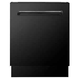 24″ Top Control Tall Tub Dishwasher in Custom Panel Ready with Stainless Steel Tub and 3rd Rack (DWV-24) (Black Stainless Steel)