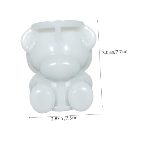 Molde de silicona para cubos de hielo osito 5 pzas miniatura 6