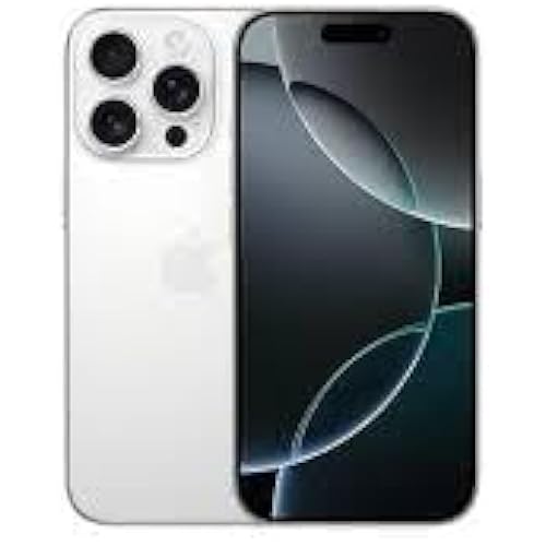 Apple iPhone 16 Pro Max, 512GB, White Titanium - T-Mobile (Renewed Premium)
