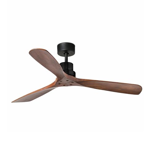 Ventilateur Design Faro Lantau Marron Bois 33516DC
