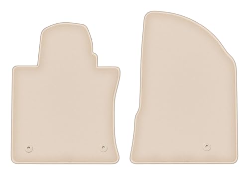 Tapis de Sol Avant SsangYoung Torres SUV Idéal Sorties Nature Tapis Velours Caoutchouc Beige