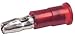 MULTICOMP CBP-DY-1815 Terminal, Male Bullet, 0.156IN Crimp RED