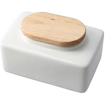 Nitori 8131365 Wet Tissue Case, Lapot, White