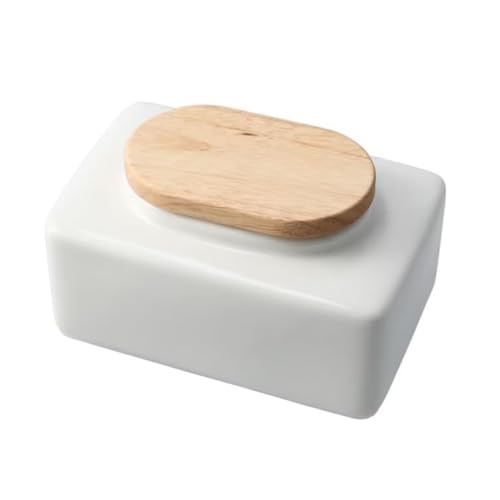 Nitori 8131365 Wet Tissue Case, Lapot, White