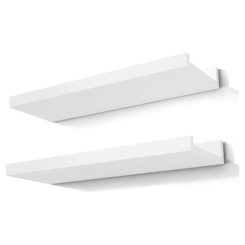 IJSDNVJNDX Estantes Flotantes para Decoración de Pared, Estante de Madera para Almacenamiento en la Pared para Dormitorio, Sala de Estar, Baño, Cocina y Guardería.