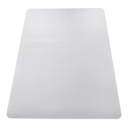Amazon Basics Office Chair Mat for Low Pile Carpeted Floors, 46' x 60', Clear