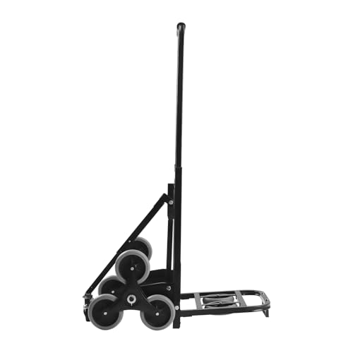 Carrito Plegable Resistente para Carga Pesada Negro miniatura 5