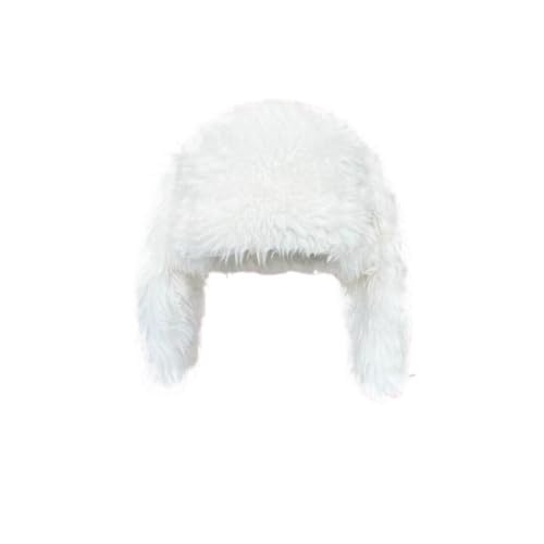 Bonnet d'hiver Lolita épais et chaud avec oreilles lapin