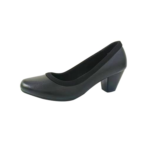 Women's Orthopedic Loafers Comfortable Low Heel Slip On Dress Shoes with Advanced Orthotic Support for All Day Comfort