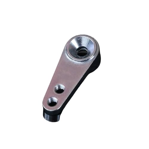 RC Upgrade Accessories for Rcrun 25T 1/10 for Climbing Car Metal Steering Gear for Swing Arm Steering Gear Arm Modification Parts Rc Remote Control Model Car(Silver)
