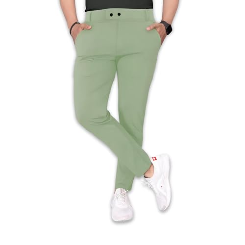 Image of Men's Lycra Blend Comfortable Slim Fit Trousers | Men's Regular Trouser | Men's Trousers for Office | Trouser for Men | Formal Pants for Men