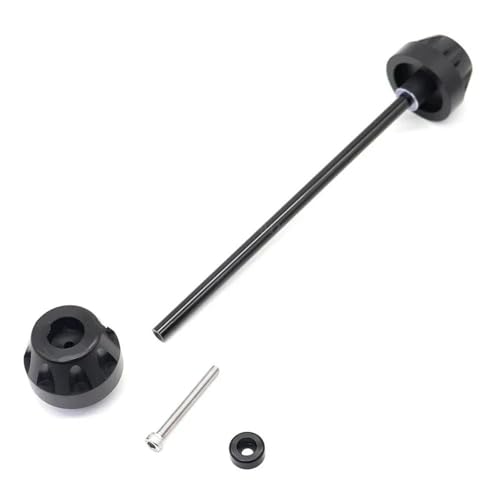 Motorrad -Frontrad -Achsen -Crash -Schieberegler -Protektor Für Ducati Für 939 950 SP 821sp 939sp 950sp 2019 2021 2020(Schwarz)