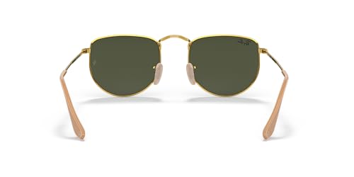 Image of Ray-Ban Unisex Sunglasses Antique Gold Frame, Brown Lenses, 47MM