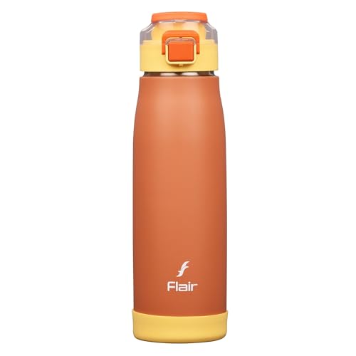 Image of FLAIR Sprint 750ml Vacuum Insulated Water Bottle - 304 Stainless Steel, Double Wall Thermos Flask, Leak-Proof, BPA-Free (Ivory)