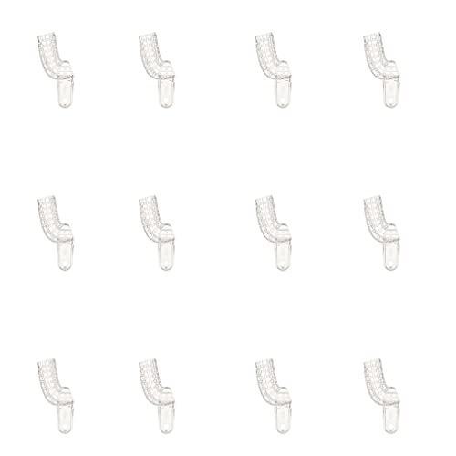 Coltene C6908 PRESIDENT Impression Tray, Upper Jaw Right/Lower Jaw Left- Quadrant, Transparent (Pack of 12)