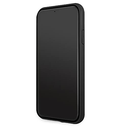 Coque Mercedes AMG iPhone 11 en cuir noir luxe et elegant - 5