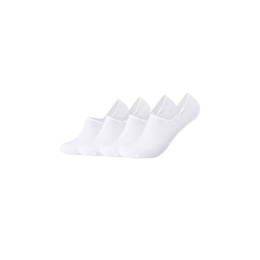 Camano Füßlinge Sneakersocken (4x Paar) unsichtbare Sneaker Socken in Weiß Gr. 39 - 42 4 Camano Füßlinge Sneakersocken (4x Paar) unsichtbare Sneaker Socken in Weiß Gr. 39 - 42