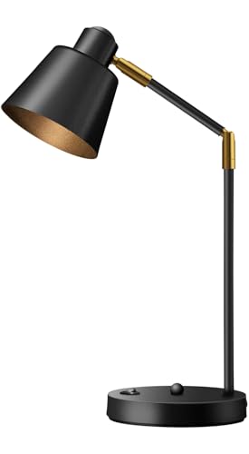 LED Desk Lamp with Dual USB Charging Ports