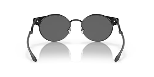 Oakley Man Sunglasses Satin Chrome Frame, Prizm Black Lenses, 50MM4