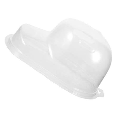 Amosfun Clear Hat Storage Box for Baseball Caps Portable Organizer Multifunctional Display Rack for Various Hat Styles Design for Home Travel Storage