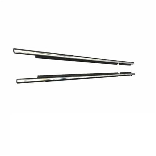 Uszczelka okienna do Land Cruiser, Prado J150 (2010-2023) i Lexus GX400, paski uszczelniające do drzwi, taśma uszczelniająca do okien samochodowych i drzwi (chromowana, z przodu, 2 sztuki)