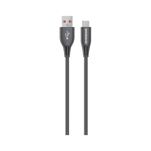 RIVERSONG USB-A to USB-C Cable 1m Fast Charging 2.4A 480 Mbps Data Transfer Durable TPE 5000+ Bend Lifespan Type-C Charger Cord for Android Tablets & USB-C Devices CT92